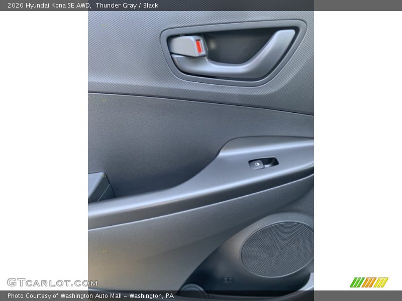 Thunder Gray / Black 2020 Hyundai Kona SE AWD
