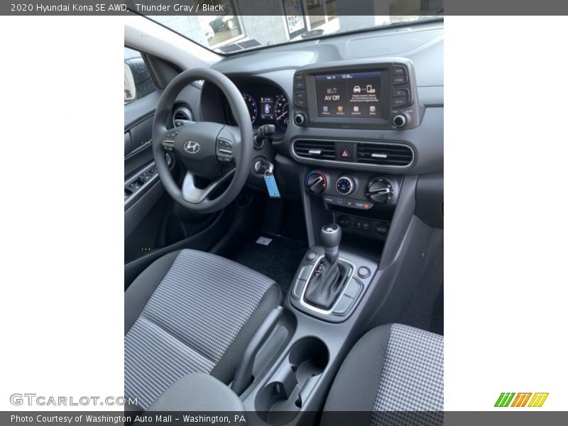 Thunder Gray / Black 2020 Hyundai Kona SE AWD