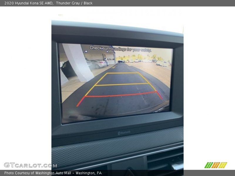 Thunder Gray / Black 2020 Hyundai Kona SE AWD