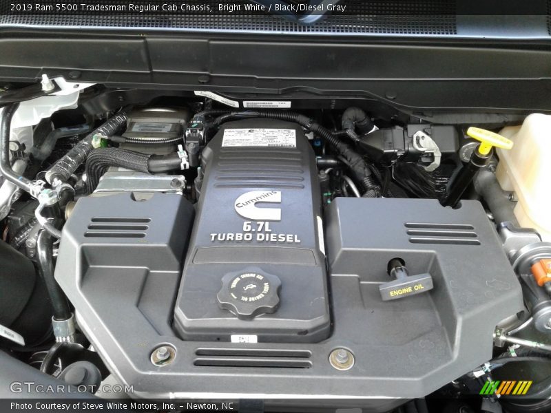  2019 5500 Tradesman Regular Cab Chassis Engine - 6.7 L6.7 Liter OHV 24-Valve Cummins Turbo-Diesel Inline 6 Cylinder
