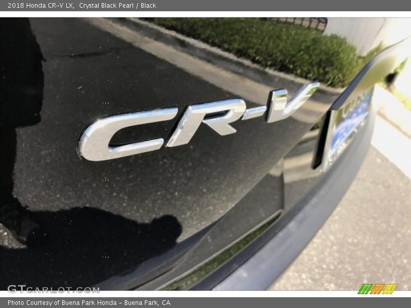 Crystal Black Pearl / Black 2018 Honda CR-V LX