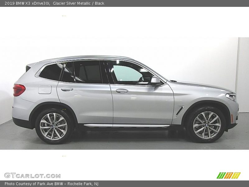 Glacier Silver Metallic / Black 2019 BMW X3 xDrive30i