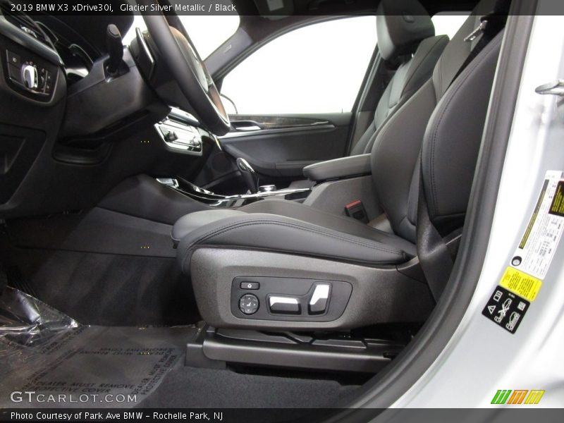 Glacier Silver Metallic / Black 2019 BMW X3 xDrive30i