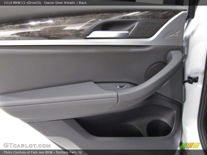 Glacier Silver Metallic / Black 2019 BMW X3 xDrive30i