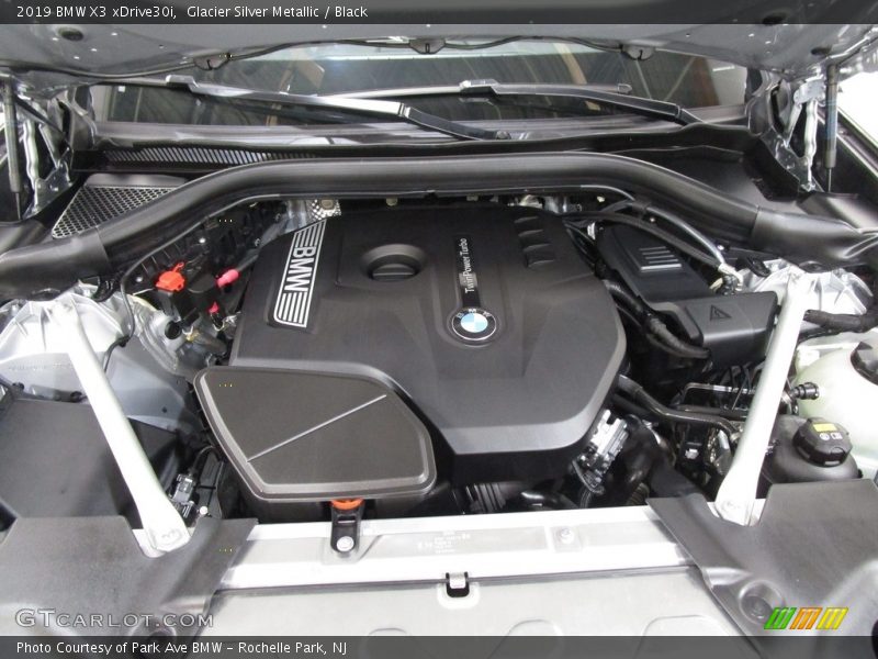 Glacier Silver Metallic / Black 2019 BMW X3 xDrive30i