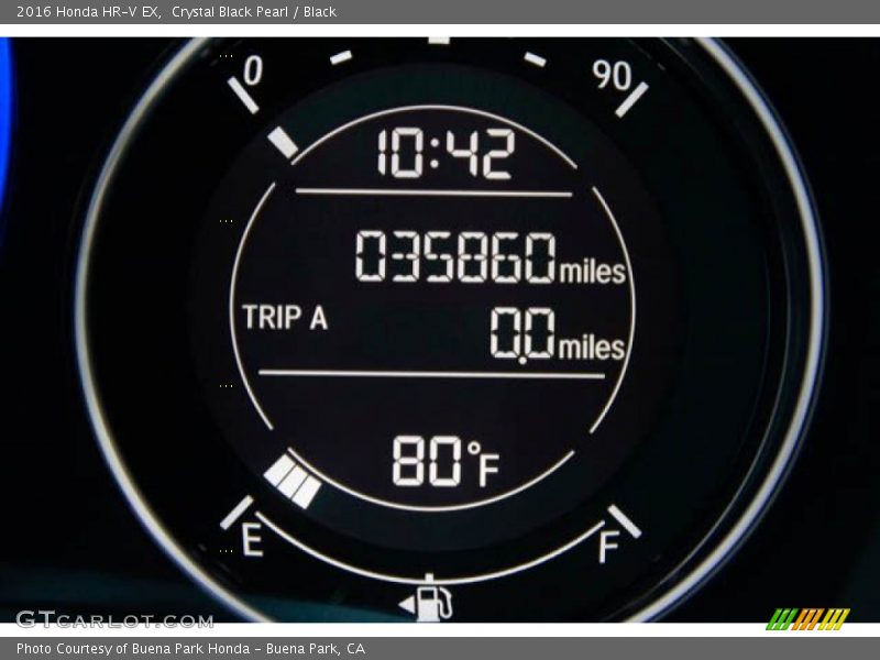 Crystal Black Pearl / Black 2016 Honda HR-V EX