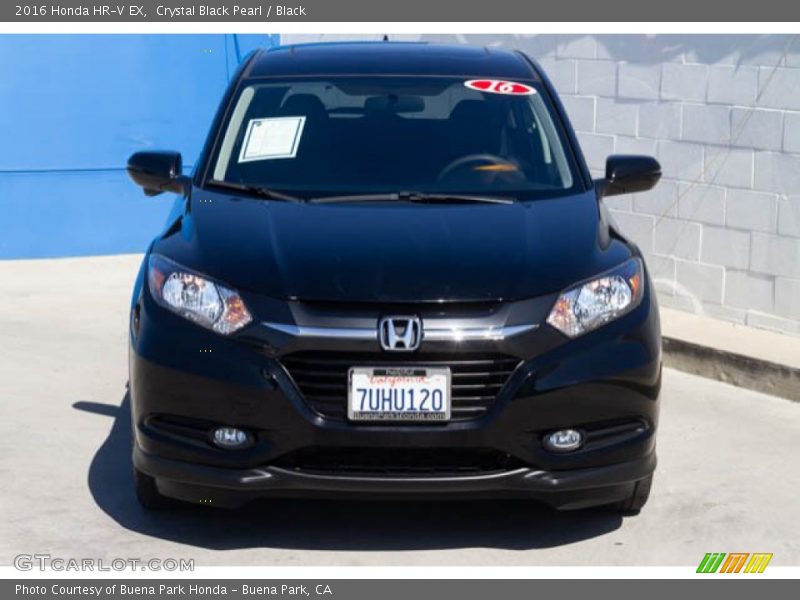 Crystal Black Pearl / Black 2016 Honda HR-V EX