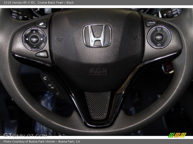 Crystal Black Pearl / Black 2016 Honda HR-V EX