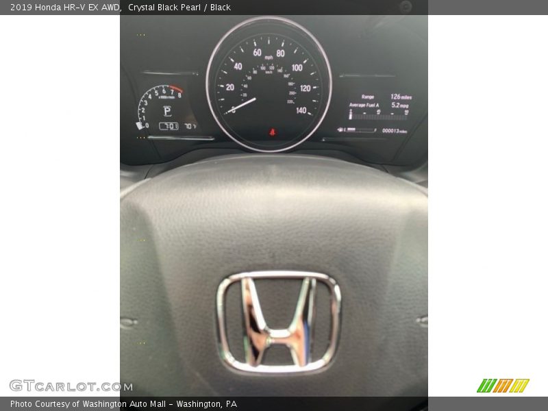 Crystal Black Pearl / Black 2019 Honda HR-V EX AWD