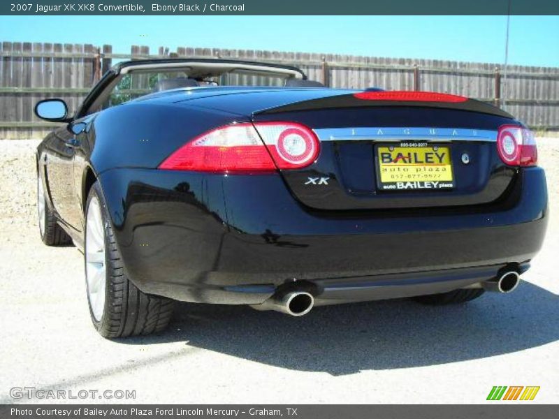 Ebony Black / Charcoal 2007 Jaguar XK XK8 Convertible