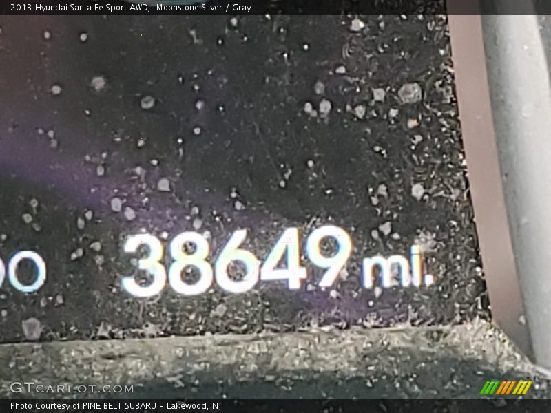 Moonstone Silver / Gray 2013 Hyundai Santa Fe Sport AWD