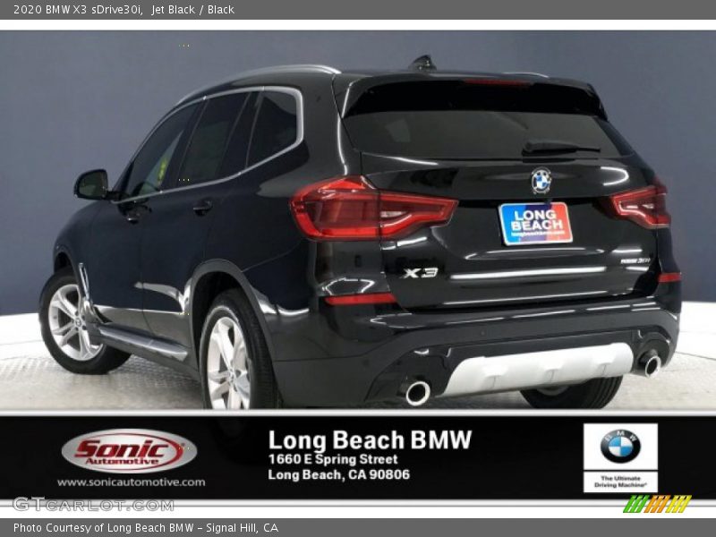 Jet Black / Black 2020 BMW X3 sDrive30i
