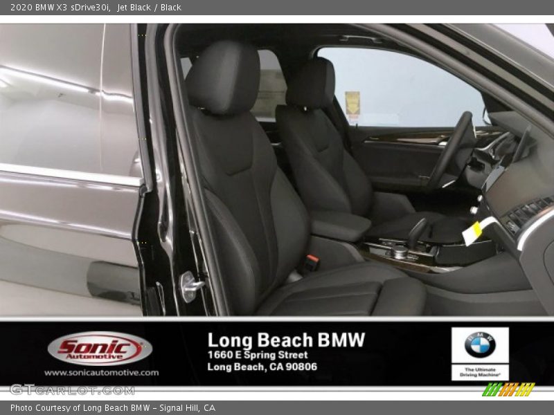 Jet Black / Black 2020 BMW X3 sDrive30i
