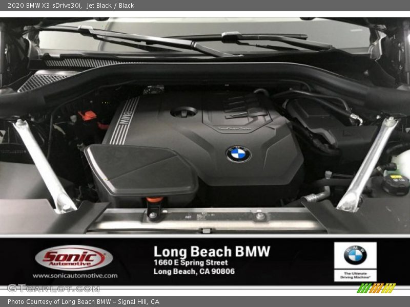 Jet Black / Black 2020 BMW X3 sDrive30i