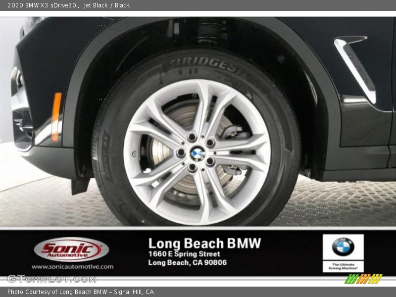 Jet Black / Black 2020 BMW X3 sDrive30i