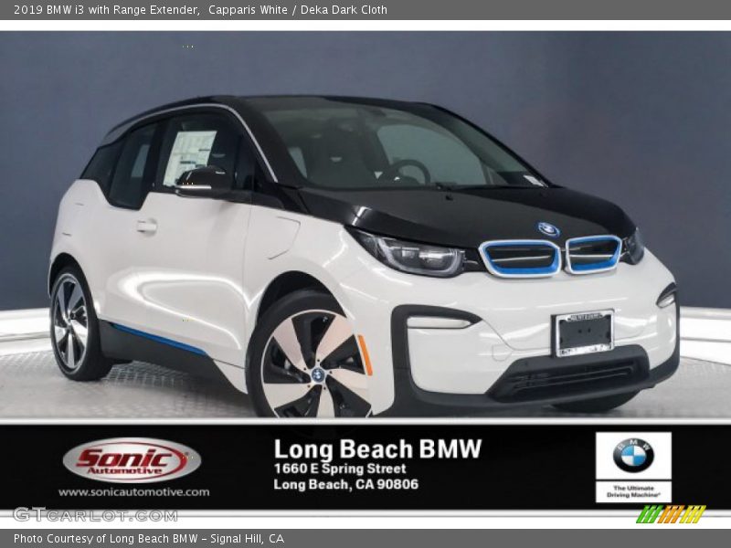 Capparis White / Deka Dark Cloth 2019 BMW i3 with Range Extender