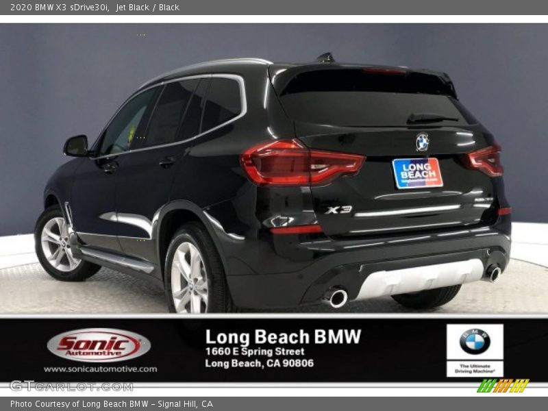 Jet Black / Black 2020 BMW X3 sDrive30i