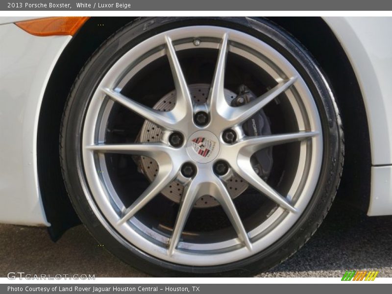 White / Luxor Beige 2013 Porsche Boxster