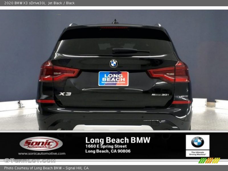 Jet Black / Black 2020 BMW X3 sDrive30i