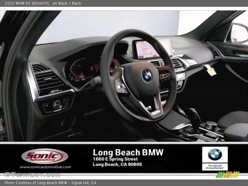 Jet Black / Black 2020 BMW X3 sDrive30i