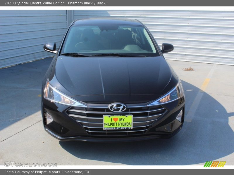 Phantom Black / Black 2020 Hyundai Elantra Value Edition