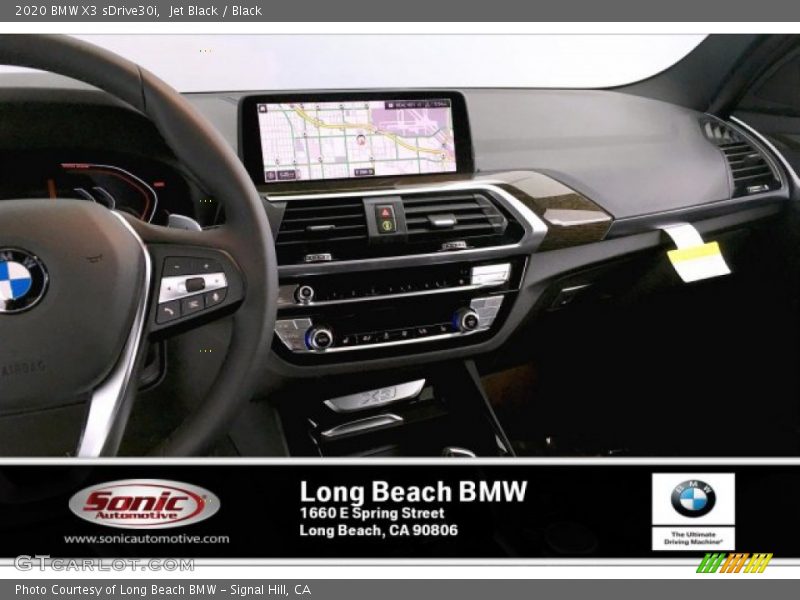 Jet Black / Black 2020 BMW X3 sDrive30i