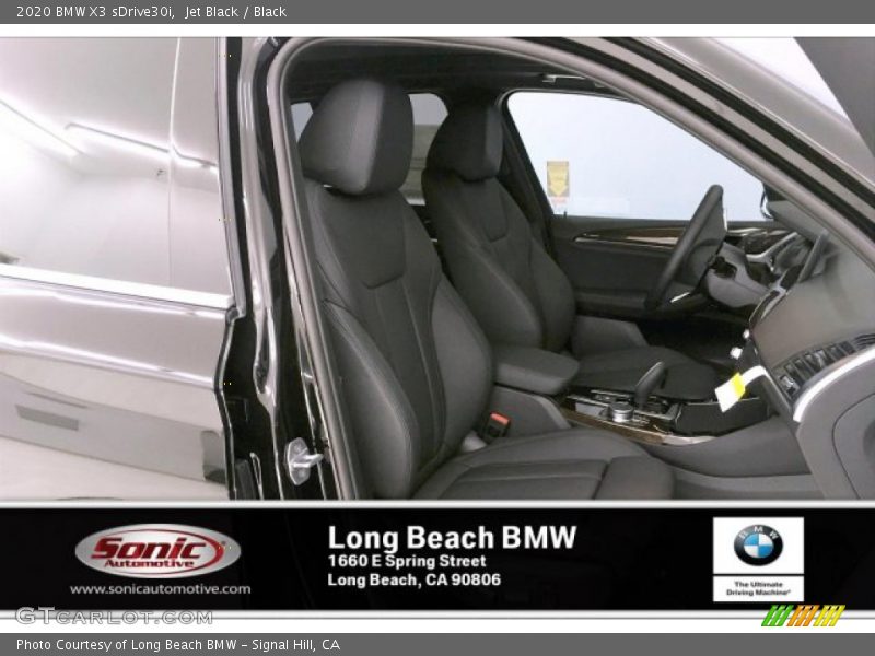 Jet Black / Black 2020 BMW X3 sDrive30i