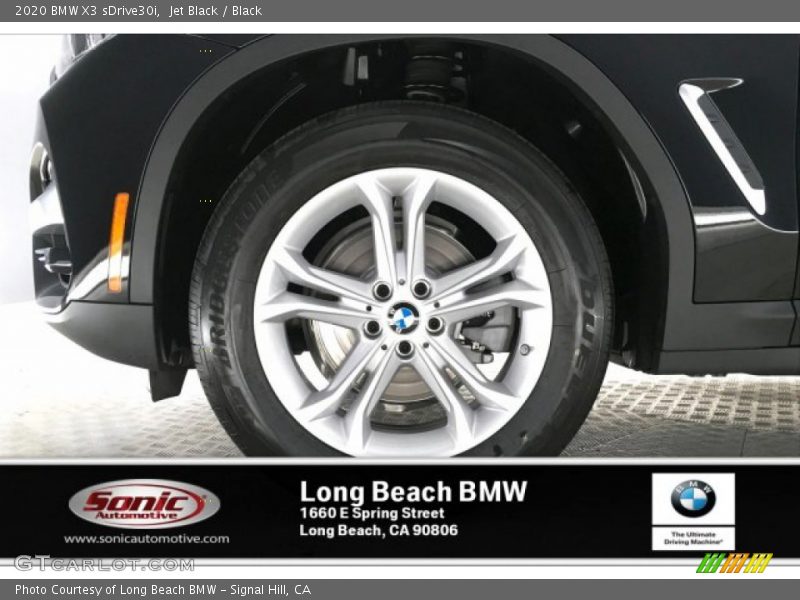 Jet Black / Black 2020 BMW X3 sDrive30i