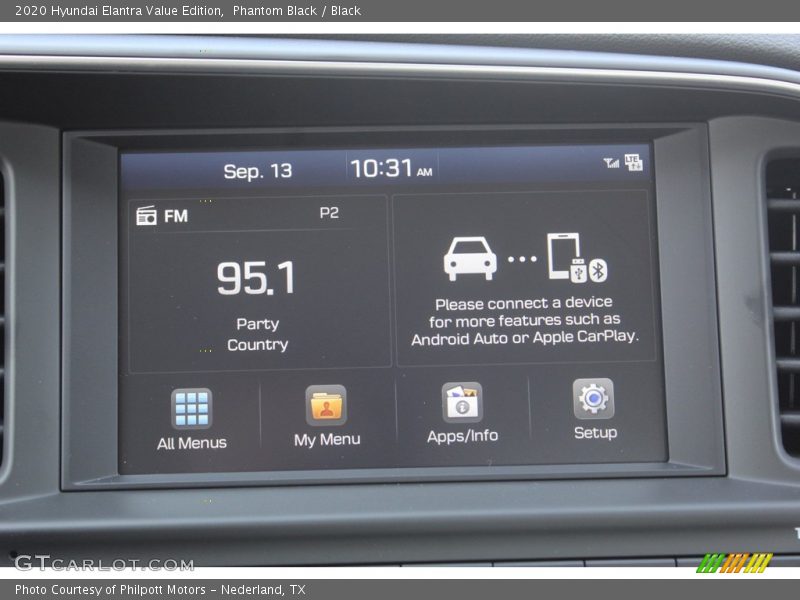 Phantom Black / Black 2020 Hyundai Elantra Value Edition