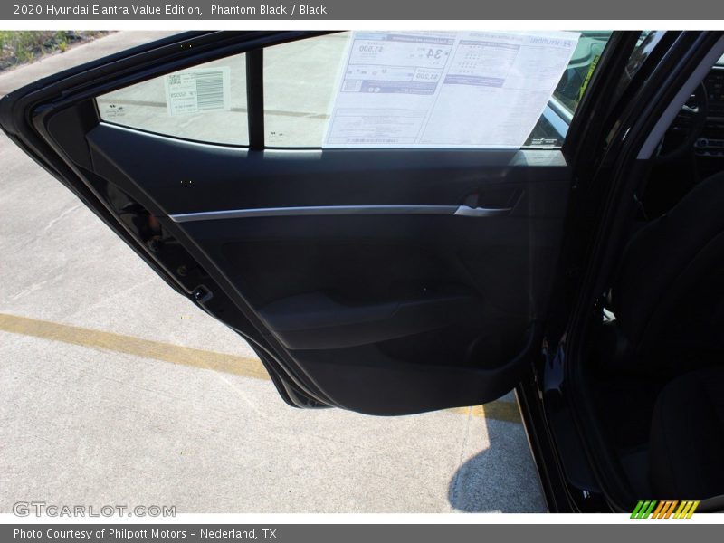 Phantom Black / Black 2020 Hyundai Elantra Value Edition
