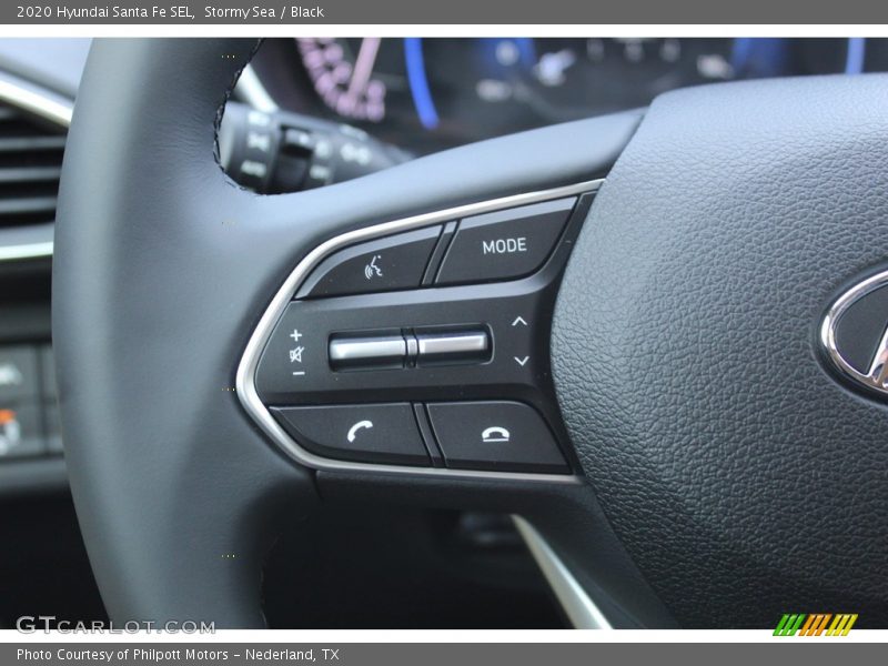 Stormy Sea / Black 2020 Hyundai Santa Fe SEL