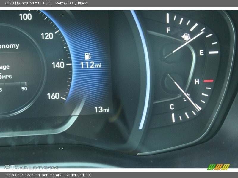 Stormy Sea / Black 2020 Hyundai Santa Fe SEL
