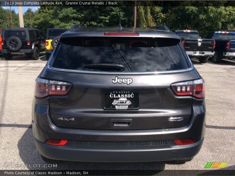 Granite Crystal Metallic / Black 2019 Jeep Compass Latitude 4x4
