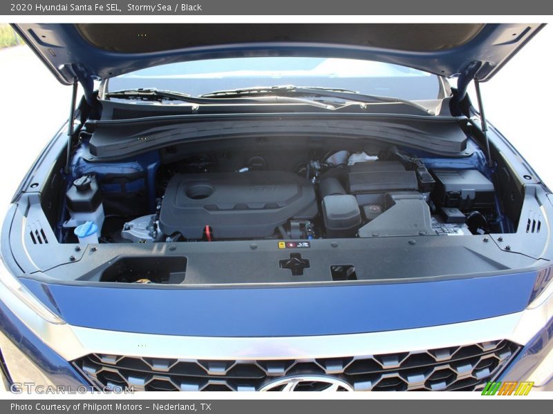 Stormy Sea / Black 2020 Hyundai Santa Fe SEL