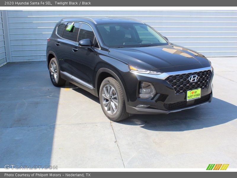Twilight Black / Black 2020 Hyundai Santa Fe SEL