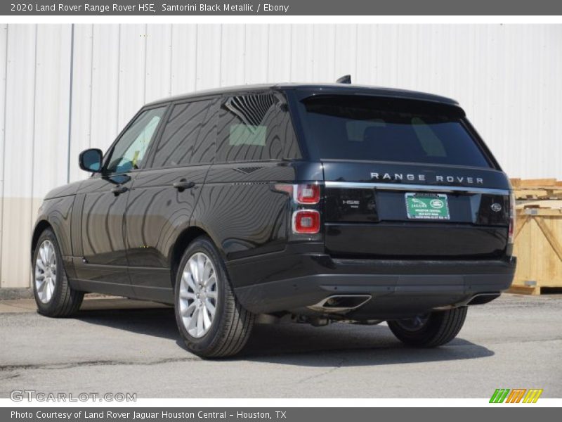 Santorini Black Metallic / Ebony 2020 Land Rover Range Rover HSE