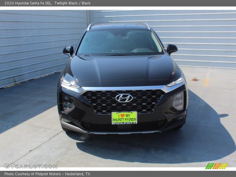 Twilight Black / Black 2020 Hyundai Santa Fe SEL
