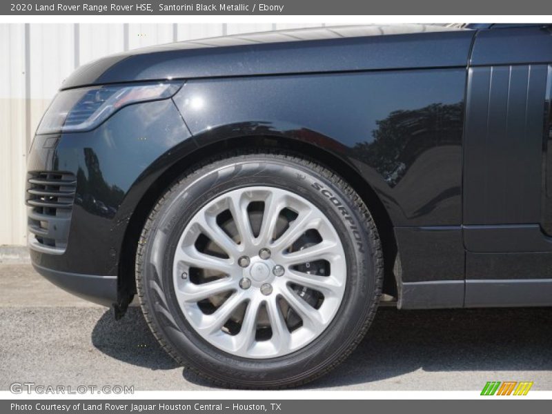 Santorini Black Metallic / Ebony 2020 Land Rover Range Rover HSE