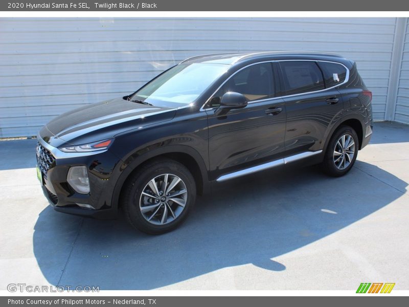 Twilight Black / Black 2020 Hyundai Santa Fe SEL
