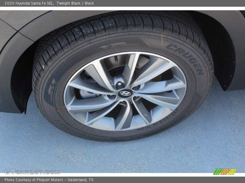 Twilight Black / Black 2020 Hyundai Santa Fe SEL