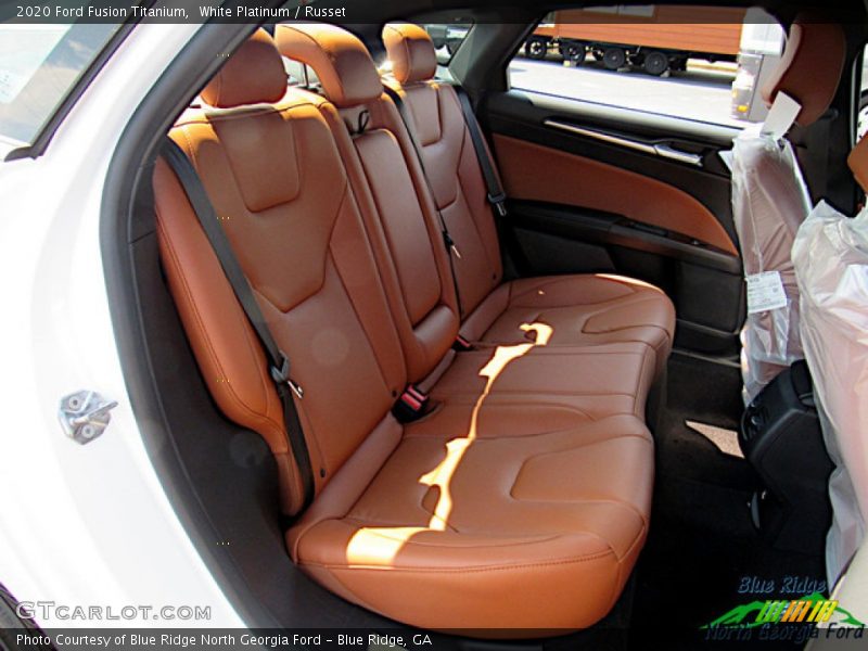White Platinum / Russet 2020 Ford Fusion Titanium