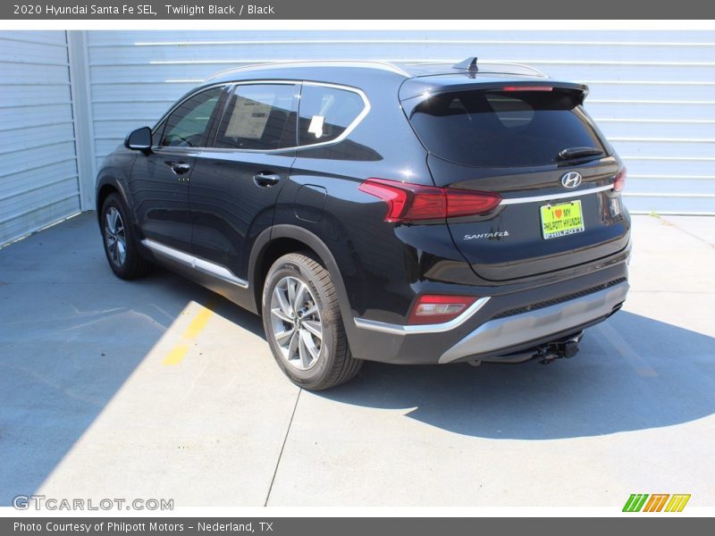 Twilight Black / Black 2020 Hyundai Santa Fe SEL