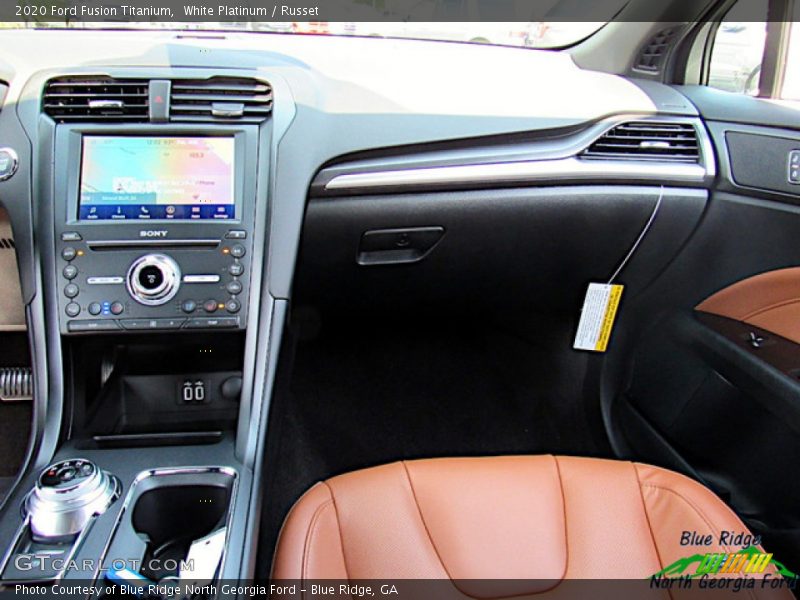 White Platinum / Russet 2020 Ford Fusion Titanium