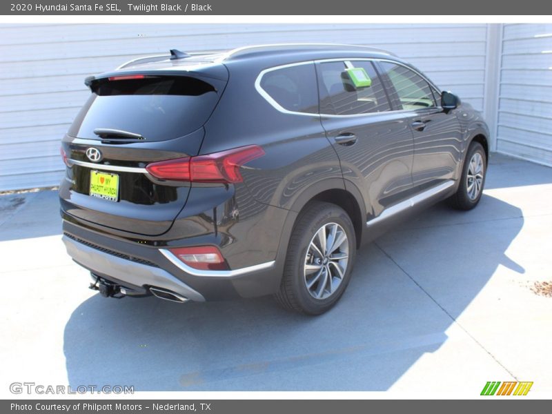 Twilight Black / Black 2020 Hyundai Santa Fe SEL