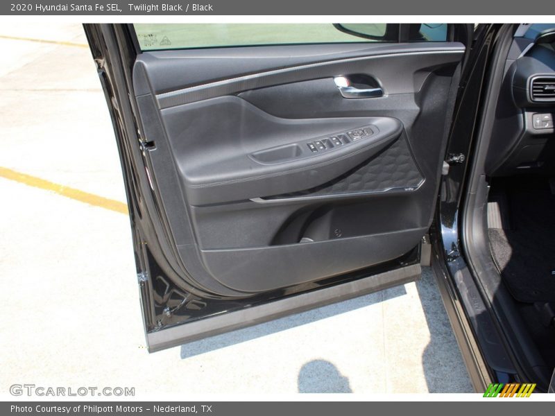 Twilight Black / Black 2020 Hyundai Santa Fe SEL