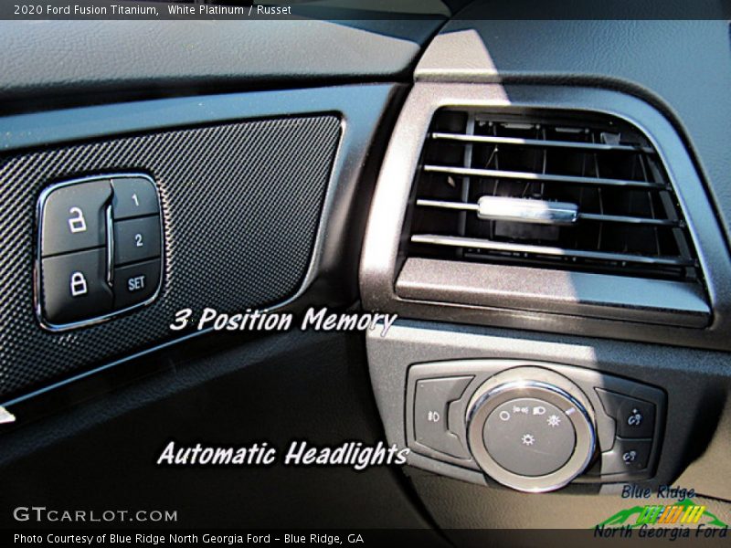 White Platinum / Russet 2020 Ford Fusion Titanium