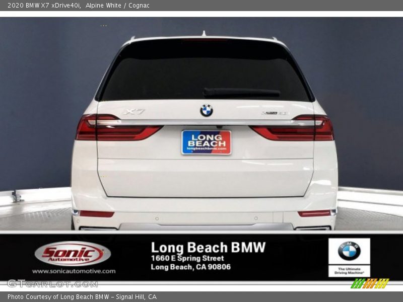 Alpine White / Cognac 2020 BMW X7 xDrive40i