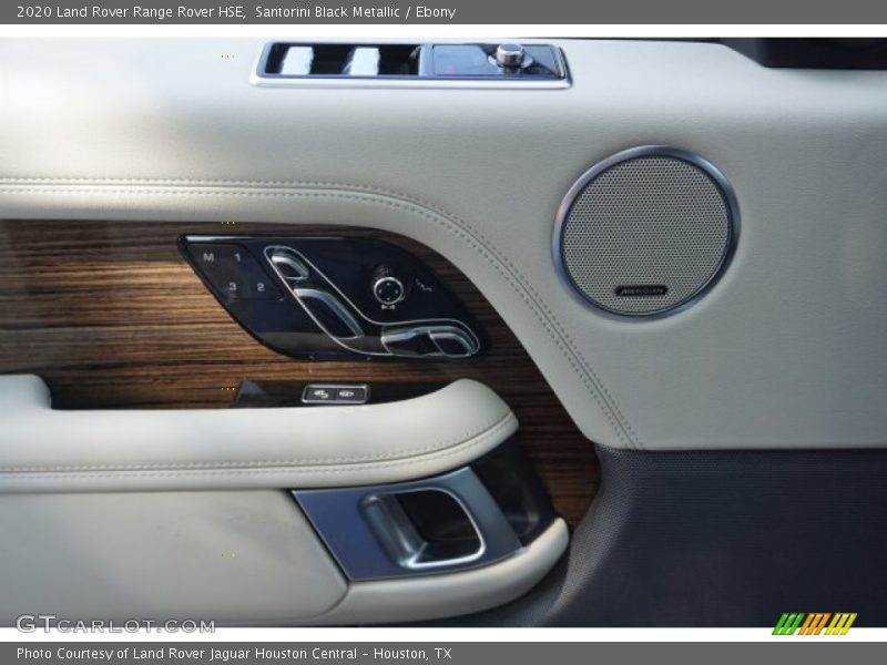 Controls of 2020 Range Rover HSE