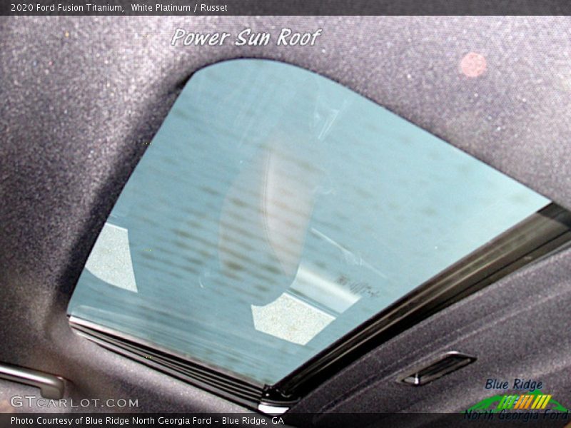 White Platinum / Russet 2020 Ford Fusion Titanium