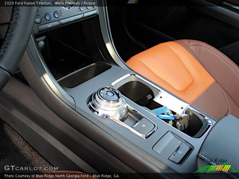 White Platinum / Russet 2020 Ford Fusion Titanium